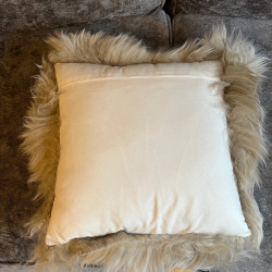 Sheepskin Cushions Oyster
