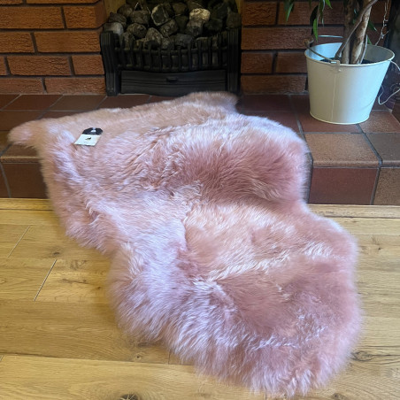 Medium Sheepskin Rug UK | Natural | Vintage Blush | Howdy Hides