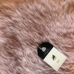 Medium Sheepskin Rug UK | Natural | Vintage Blush | Howdy Hides