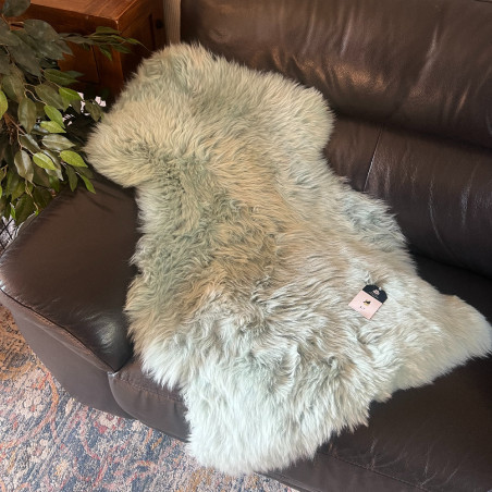Medium Sheepskin Rug UK | Natural | Mint | Howdy Hides