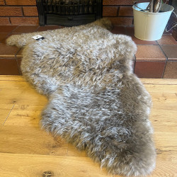 Medium Sheepskin Rug UK | Natural | Taupe | Howdy Hides