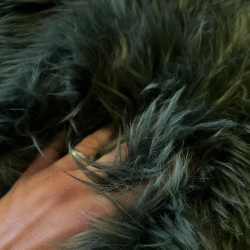 Medium Sheepskin Rug UK | Natural | Forest Green | Howdy Hides