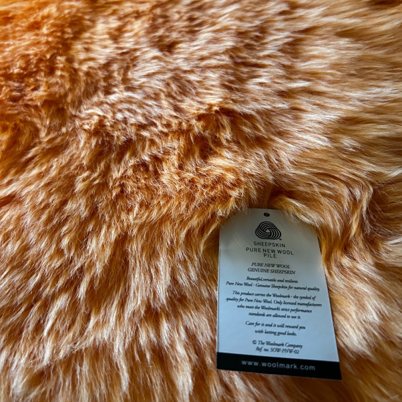Medium Sheepskin Rug UK | Natural | Wildfire | Howdy Hides