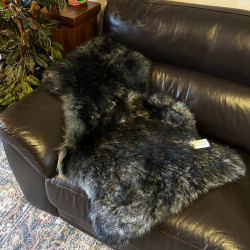 Medium Sheepskin Rug UK | Natural | Midnight | Howdy Hides