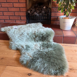 Large Sheepskin Rug UK | Natural | Sage | Howdy Hides
