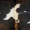 Tri Colour Cowhide Rug UK | Black Brown White | 204x191cm | Howdy Hides