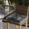 Grey Sheepskin Seat Pad UK | Long Wool | 40x40cm | Howdy Hides
