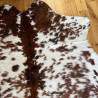 Tri Colour Cowhide Rug UK | Black Brown White | 198x180cm | Howdy Hides