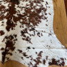 Tri Colour Cowhide Rug UK | Black Brown White | 198x180cm | Howdy Hides