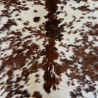 Tri Colour Cowhide Rug UK | Black Brown White | 198x180cm | Howdy Hides