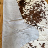 Tri Colour Cowhide Rug UK | Black Brown White | 198x180cm | Howdy Hides