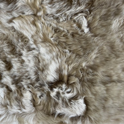 Medium Oyster Sheepskin Pet Bed UK | Memory Foam | 70x45cm | Howdy Hides