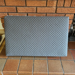 Medium Grey Sheepskin Pet Bed UK | Memory Foam | 70x45cm | Howdy Hides