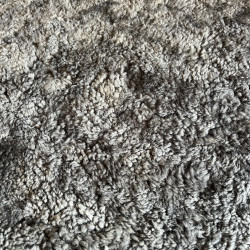 Medium Grey Sheepskin Pet Bed UK | Memory Foam | 70x45cm | Howdy Hides