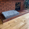 Medium Grey Sheepskin Pet Bed UK | Memory Foam | 70x45cm | Howdy Hides