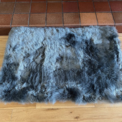 Large Grey Sheepskin Pet Bed UK | Memory Foam | 90x60cm | Howdy Hides