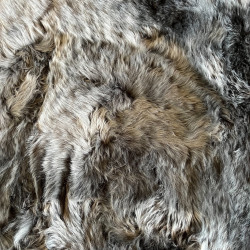 Large Grey Sheepskin Pet Bed UK | Memory Foam | 90x60cm | Howdy Hides
