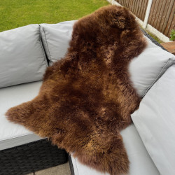 Medium Sheepskin Rug UK | Natural | Golden Chestnut | Howdy Hides