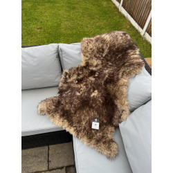 Large Sheepskin Rug UK | Natural | Smoked Oyster | Howdy Hides