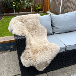 Medium Oyster Sheepskin Rug UK | Natural | Howdy Hides