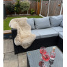 Medium Oyster Sheepskin Rug UK | Natural | Howdy Hides