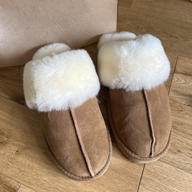 Sheepskin Mule Slippers | Suede | Howdy Hides