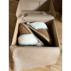 Sheepskin Mule Slippers | Suede | Howdy Hides