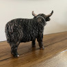 Small Highland Cow Ornament | Rustic Highland Cow Decor UK | Howdy Hides