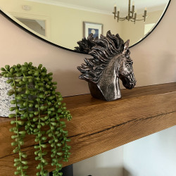 Stallion Head Ornament Medium | Horse Head Sculpture UK | Howdy Hides