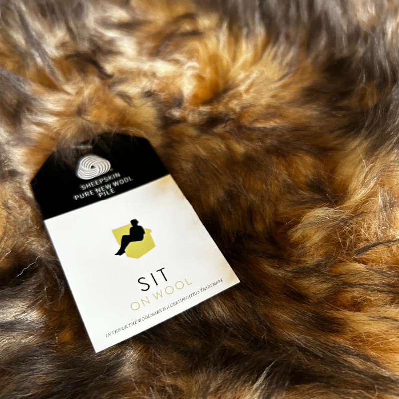 Medium Sheepskin Rug UK | Natural | Ember | Howdy Hides