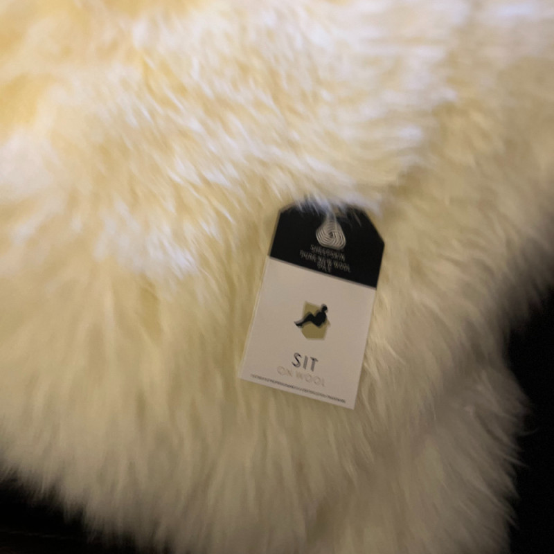 Medium Sheepskin Rug UK | Natural Ivory | Howdy Hides