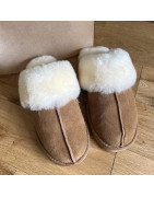 Sheepskin slippers